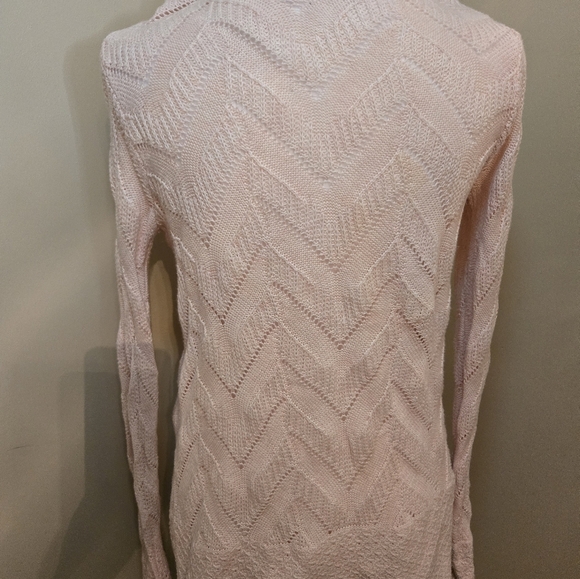 Verve Ami | light pink Heather Cardigan Sweater - Picture 5 of 11